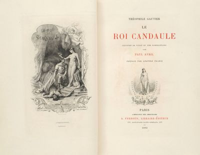 un livre ouvert sur lequel figure l'image d'un homme et d'une femme