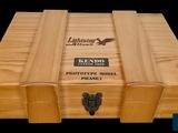 an image of a wooden box that has a label on it