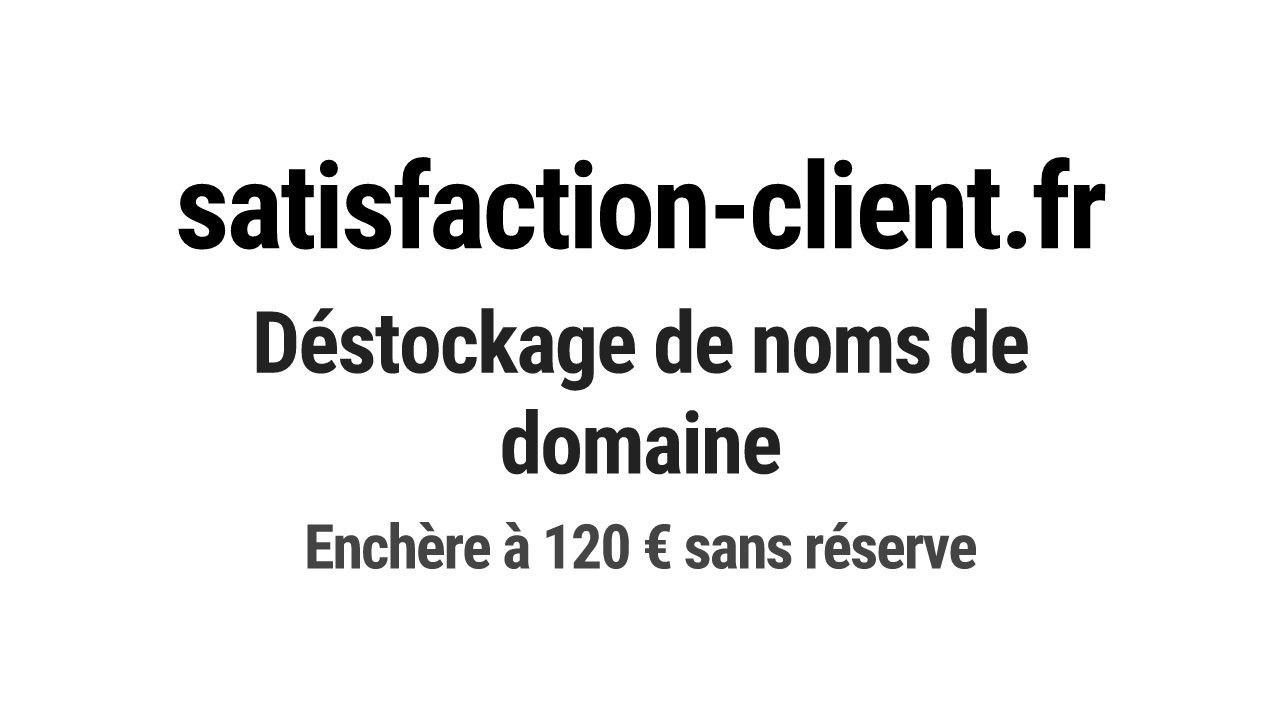 Destockage & Invendus