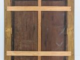 a picture of a picture of a window with a wooden frame