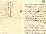 an old handwritten letter from a man who is writing on a piece of paper