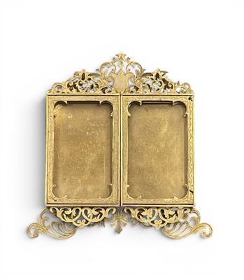 MAISON ALPHONSE GIROUX Cadres rectangulaires déployant, à ch…