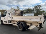 a white truck that is parked in the parking lot