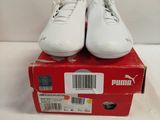 chaussures de football Puma pour homme, neuves, blanches, taille 11,5