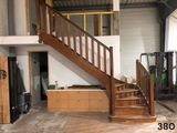 a picture of a staircase in a building being remodeled