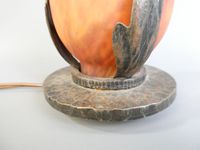 ROBJ Paris. Petite lampe veilleuse en fer forgé et verre ora… (photo 3)