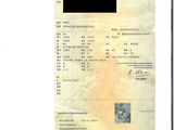 an image of a document with a picture of a man on it