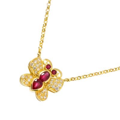 Balestra Modèle : Collier rubis et diamants