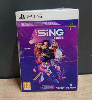 Jeu PS5 -Let's Sing 2024 - Avec 2 micros -NEUF , jeu sous bl…
