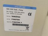 a label on the back of a machine that says millipore