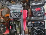a lot of tools that are sitting on the floor