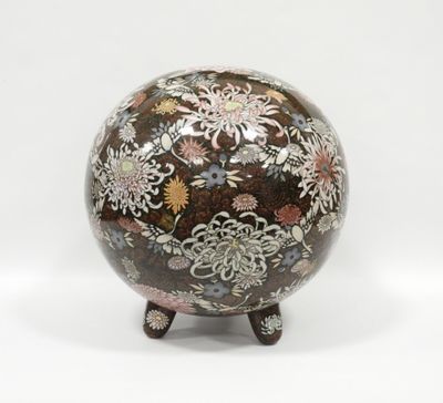 chinese cloissanted cloissanted cloissanted vase on stand