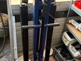 an image of a fork lift in a garage