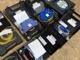 many different types of cables and wires on the floor