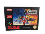 Boîte du jeu « Star Wars : L'Empire contre-attaque » pour Super Nintendo