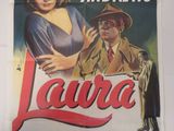 une vieille affiche du film « Laura »