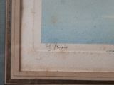 an old picture of a picture of a person on a surfboard in the water