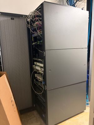 an image of a server in a server room