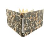 an image of a book with a marbled cover