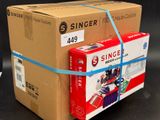 a box that is wrapped up and ready to be shipped