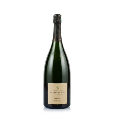 a bottle of champagne with a white background