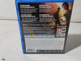 the back of a blu - ray game case with a picture of a man holding a gun
