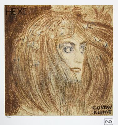 a drawing of a woman with long hair and a crown on her head