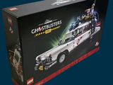 a box with a lego ghostbuster car in it