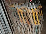 a lot of tools that are sitting on the ground