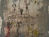 a picture of a painting on the wall of a building