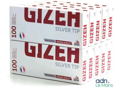 three boxes of silver tip cigarettes are stacked on top of each other