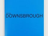 a blue book with the words downbrough on it