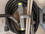 a hose, a hose, and a hose on the floor