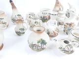 many different types of vases that are on the table