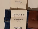 a label that says gant on the back of a pair of jeans