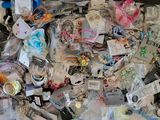 a large pile of assorted items on a table