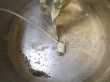 a mixer that is sitting on a table in the kitchen
