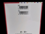 a white envelope with a bar code on it