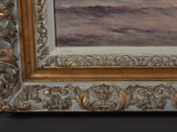 an image of a picture of a painting on a black wall