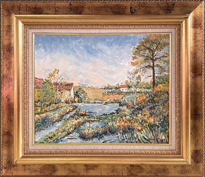 STENN Henri (1903 - 1993) - "Moulin breton".