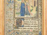une image d'un tableau représentant une femme tenant un enfant dans ses bras