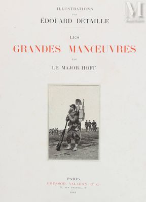 an old book with a picture of a soldier holding a rifle