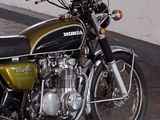 a motorcycle that is parked in a garage