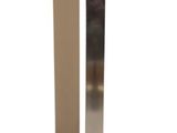 a tall metal pole with a mirror on it