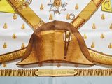 a picture of a scarf with a hat on it