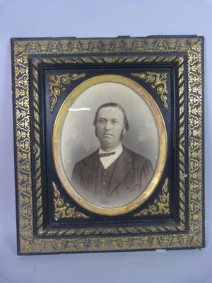 *Ecole fin XIXème s E DESSENDIER - "Portrait d' homme de qua…