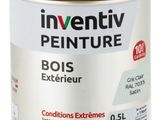 Peinture Inventitiv pour bois extérieur, 5,5 l, gris clair