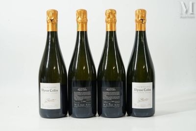 trois bouteilles de vin sont alignées sur une surface blanche