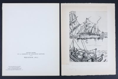 un vieux livre ouvert sur une page où figure le dessin d'un bateau sur l'eau