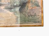 a picture of a painting on the wall of a house